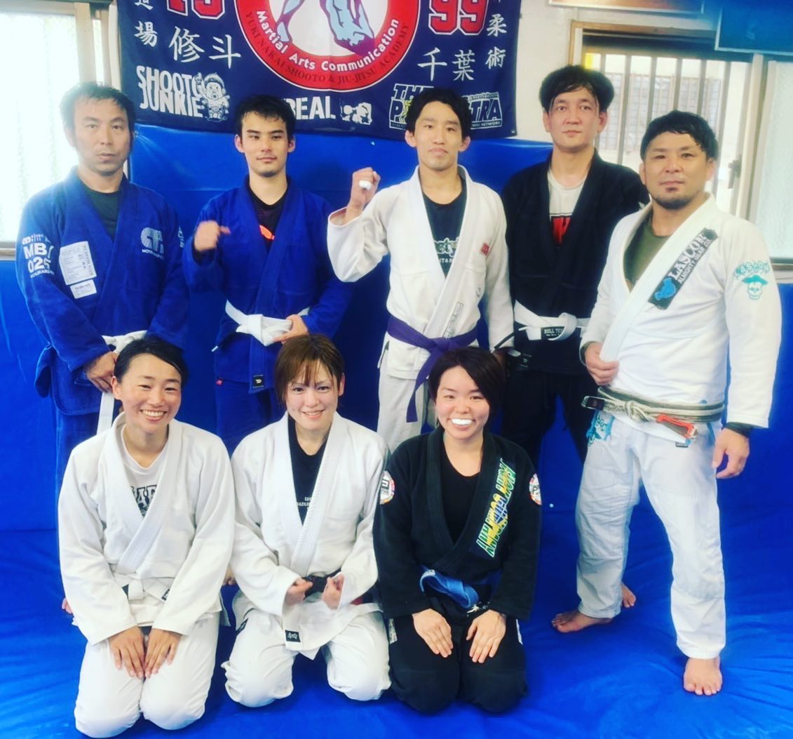 Emi Tomimatsu (Matsudo Palestra) came to Jiu-Jitsu class!  They come every year.  Gratitude#富松恵美#パラエストラ松戸
